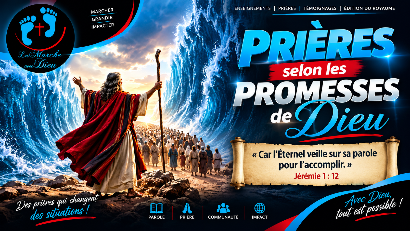 Catégorie Prières de foi selon les promesses de Dieu