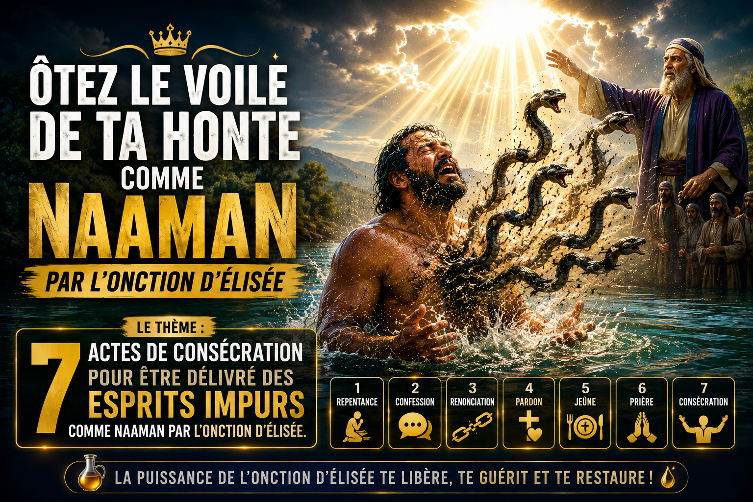 Catégorie Les actes de consécration pour être délivré des esprits impurs comme naaman par l'onction d 'Elisée